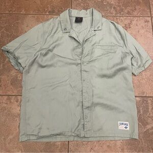 Jordan Men's Mint Green Casual Shirt